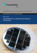 Cover: Hocheffiziente III-V Mehrfachsolarzellen auf Silicium - Fraunhofer Verlag