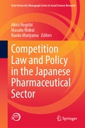 Cover: Competition Law and Policy in the Japanese Pharmaceutical Sector - Springer
