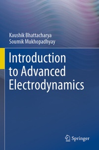Abbildung von: Introduction to Advanced Electrodynamics - Springer