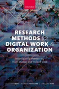 Cover: Research Methods for Digital Work and Organization - OUP eBook