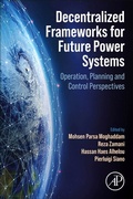 Cover: Decentralized Frameworks for Future Power Systems - Academic Press