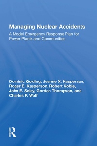 Enlarge image Cover: Managing Nuclear Accidents - Routledge