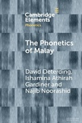 Cover: The Phonetics of Malay - Cambridge University Press