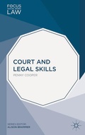 Cover: Court and Legal Skills - Bloomsbury Academic