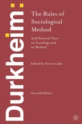 Cover: Durkheim: The Rules of Sociological Method - Bloomsbury Academic