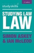 Cover: Studying Law - Bloomsbury Academic