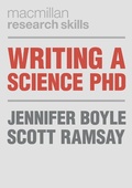 Cover: Writing a Science PhD - Bloomsbury Academic