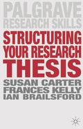 Cover: Structuring Your Research Thesis - Bloomsbury Academic