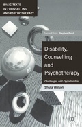 Cover: Disability, Counselling and Psychotherapy - Bloomsbury Academic