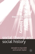 Cover: Social Theory and Social History - Bloomsbury Academic