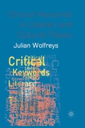 Cover: Critical Keywords in Literary and Cultural Theory - Bloomsbury Academic