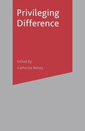 Cover: Privileging Difference - Bloomsbury Academic