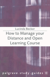 Enlarge image Cover: How to Manage your Distance and Open Learning Course - Bloomsbury Academic