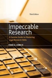 Enlarge image Cover: Impeccable Research - West Academic Press