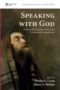 Cover: Speaking with God - Wipf & Stock Publishers