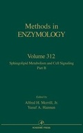 Cover: Sphingolipid Metabolism and Cell Signaling, Part B: Volume 312 - Academic Press