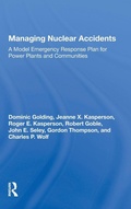 Cover: Managing Nuclear Accidents - Routledge