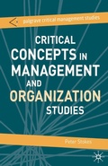 Cover: Critical Concepts in Management and Organization Studies - Bloomsbury Academic