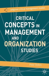 Enlarge image Cover: Critical Concepts in Management and Organization Studies - Bloomsbury Academic