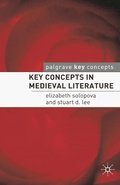 Cover: Key Concepts in Medieval Literature - Bloomsbury Academic