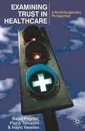 Cover: Examining Trust in Healthcare - Bloomsbury Academic