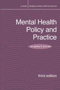 Cover: Mental Health Policy and Practice - Bloomsbury Academic