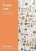 Cover: Trusts Law - Hart Publishing