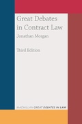 Bild: Great Debates in Contract Law - Hart Publishing