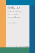 Cover: Great Debates in Family Law - Hart Publishing