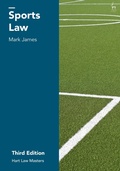 Cover: Sports Law - Hart Publishing