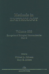 Enlarge image Cover: Energetics of Biological Macromolecules, Part C - Academic Press