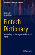 Cover: Fintech Dictionary - Springer Gabler