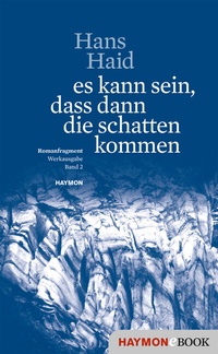 Abbildung von: es kann sein, dass dann die schatten kommen - Haymon Verlag