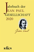 Cover: Jahrbuch der Jean Paul Gesellschaft - K&ouml;nigshausen & Neumann