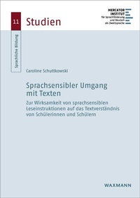 Abbildung von: Sprachsensibler Umgang mit Texten - Waxmann Verlag GmbH