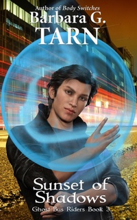 Enlarge image Cover: Sunset of Shadows (Ghost Bus Riders Book 3) - Unicorn Productions Books