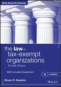 Cover: The Law of Tax-Exempt Organizations - Wiley