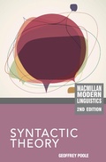 Cover: Syntactic Theory - Bloomsbury Academic
