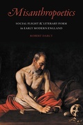 Cover: Misanthropoetics - University of Nebraska Press
