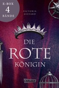Cover: Die rote K&ouml;nigin: Im Kampf um ein freies Leben und die Liebe - Band 1-4 der romantischen Fantasy-Serie im Sammelband! (Die Farben des Blutes) - Carlsen
