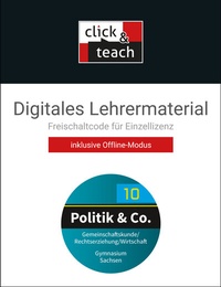 Abbildung von: Politik & Co. - Sachsen / Politik & Co. SN click & teach 10 Box - Buchner, C.C.