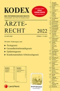 Cover: KODEX &Auml;rzterecht 2022 - inkl. App - LexisNexis Verlag ARD ORAC GmbH