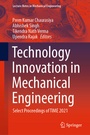 Cover: Technology Innovation in Mechanical Engineering - Springer