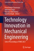 Cover: Technology Innovation in Mechanical Engineering - Springer