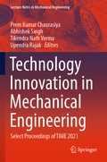 Cover: Technology Innovation in Mechanical Engineering - Springer