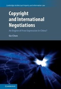 Cover: Copyright and International Negotiations - Cambridge University Press