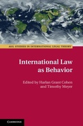 Cover: International Law as Behavior - Cambridge University Press