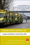 Cover: Social Policy Review 34 - Policy Press