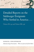 Cover: Detailed Reports on the Salzburger Emigrants Who Settled in America... - University of Georgia Press