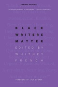 Cover: Black Writers Matter - University of Regina Press